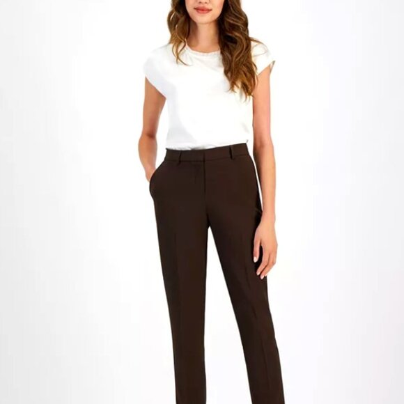 Tahari ASL Pants - Tahari ASL Espresso Pants